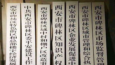 政府實木牌匾//單位門牌/醫院公司木牌